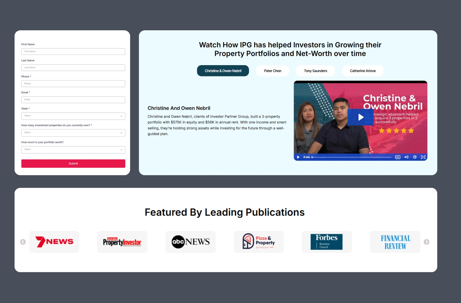 featured by publication ipg