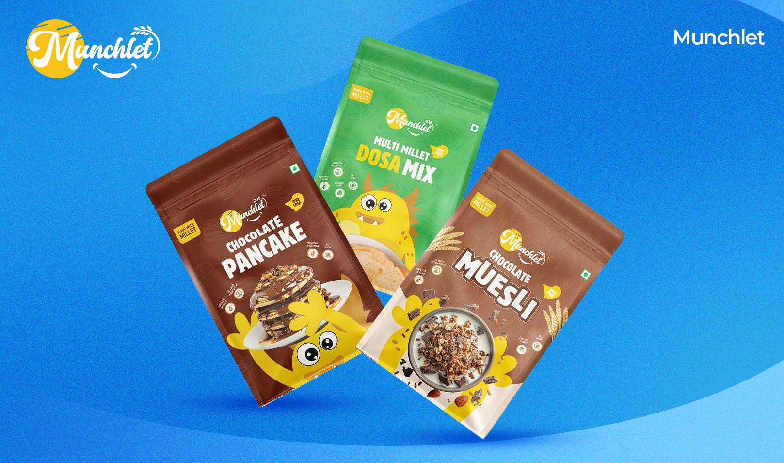 Packaging Design BannersMunchlet