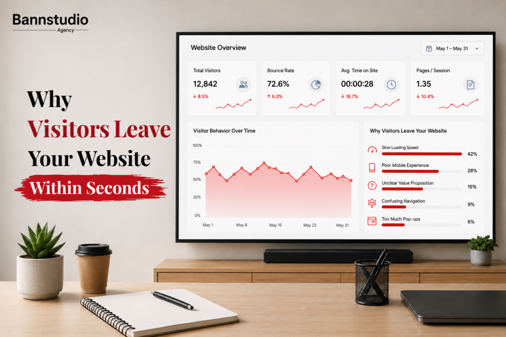 Why Visitors Leave Your Website Within Seconds 