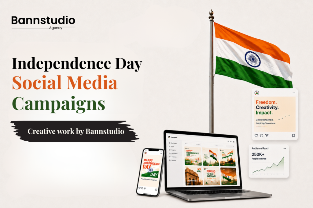 Independence Day Social Media Campaigns: Creative Works by Bannstudio 