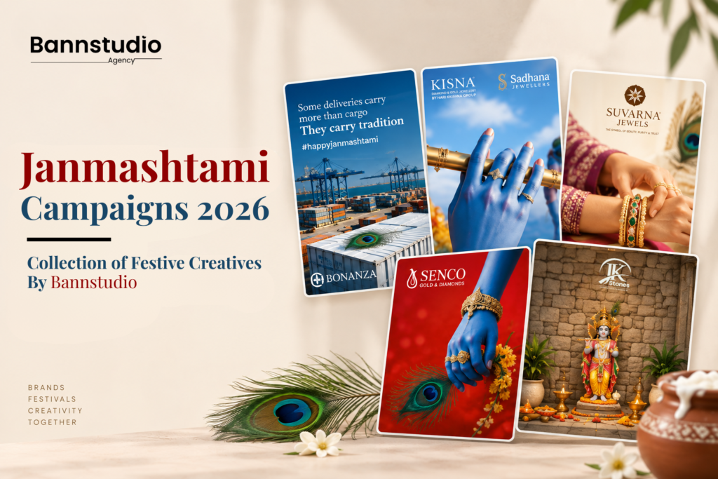 Janmashtami Campaigns 2026: Collection of Festive Creatives by Bannstudio